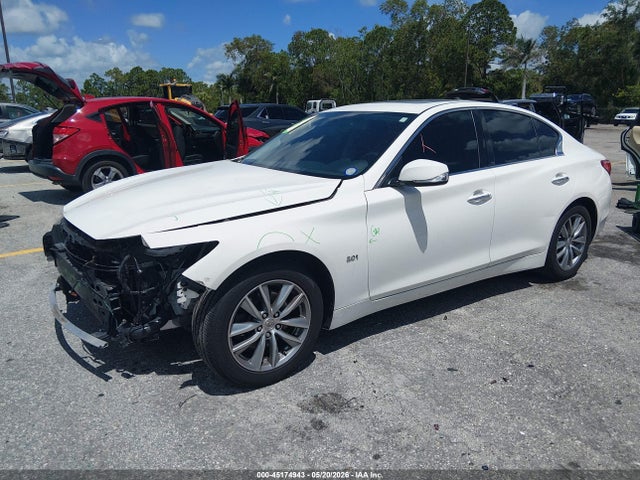 2017 Infiniti Q50 2.0t Base მანქანა იყიდება აუქციონზე, vin: JN1CV7AP7HM640717, აუქციონის ნომერი: 45174943