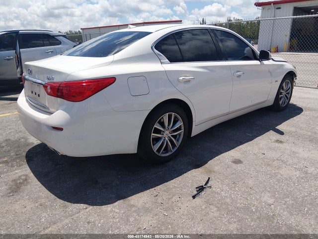 2017 Infiniti Q50 2.0t Base მანქანა იყიდება აუქციონზე, vin: JN1CV7AP7HM640717, აუქციონის ნომერი: 45174943