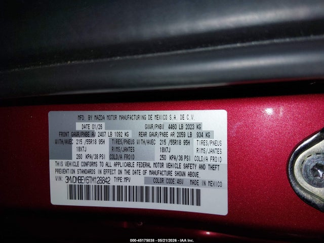 3MVDMBEY6TM128842 Mazda Cx-30 2.5 Turbo Premium Plus