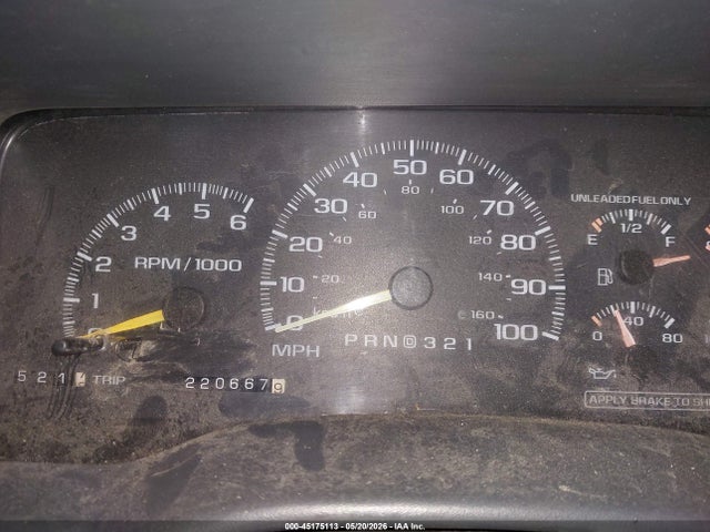 Aukcja sprzedaży 1998 Chevrolet K2500 Fleetside, vin: 1GCGK29R5WE172820, numer aukcji: 45175113