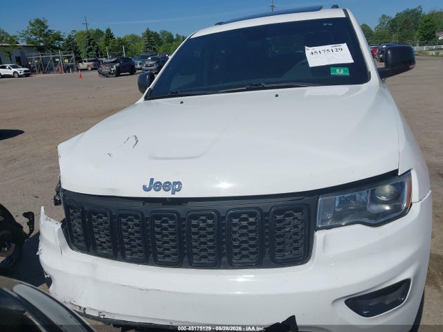 2018 Jeep Grand Cherokee Limited 4x4 მანქანა იყიდება აუქციონზე, vin: 1C4RJFBG5JC299597, აუქციონის ნომერი: 45175129