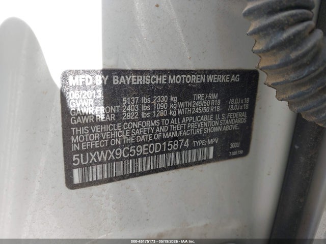 2014 Bmw X3 Xdrive28i მანქანა იყიდება აუქციონზე, vin: 5UXWX9C59E0D15874, აუქციონის ნომერი: 45175173