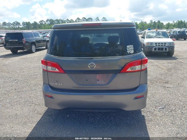 2015 Nissan Quest S მანქანა იყიდება აუქციონზე, vin: JN8AE2KP3F9134084, აუქციონის ნომერი: 45175221