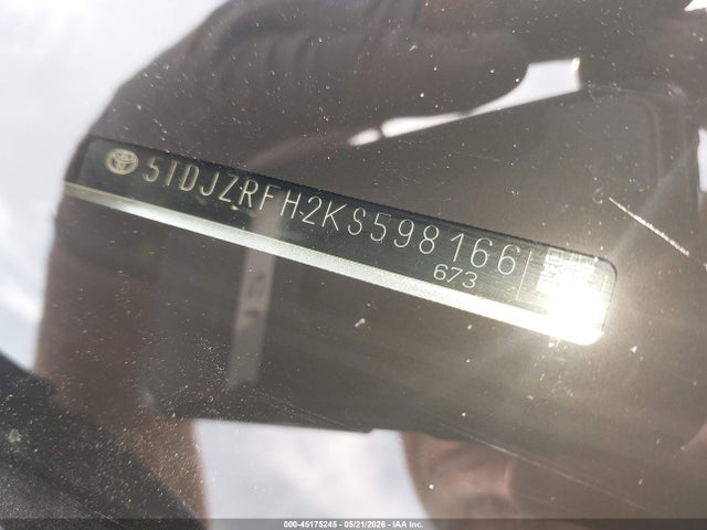 Aukcja sprzedaży 2019 Toyota Highlander Xle, vin: 5TDJZRFH2KS598166, numer aukcji: 45175245