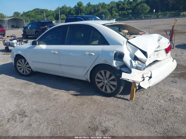 2009 Hyundai Sonata Limited მანქანა იყიდება აუქციონზე, vin: 5NPEU46C19H476034, აუქციონის ნომერი: 45175313