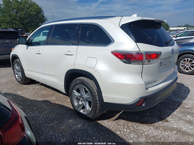 Продаж на аукціоні авто 2016 Toyota Highlander Limited V6, vin: 5TDDKRFH8GS326343, номер лоту: 45175386