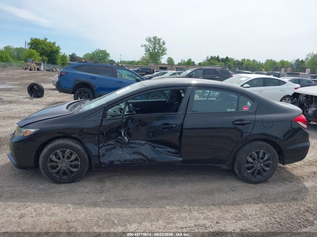 Продаж на аукціоні авто 2013 Honda Civic Lx, vin: 2HGFB2F55DH597782, номер лоту: 45175614