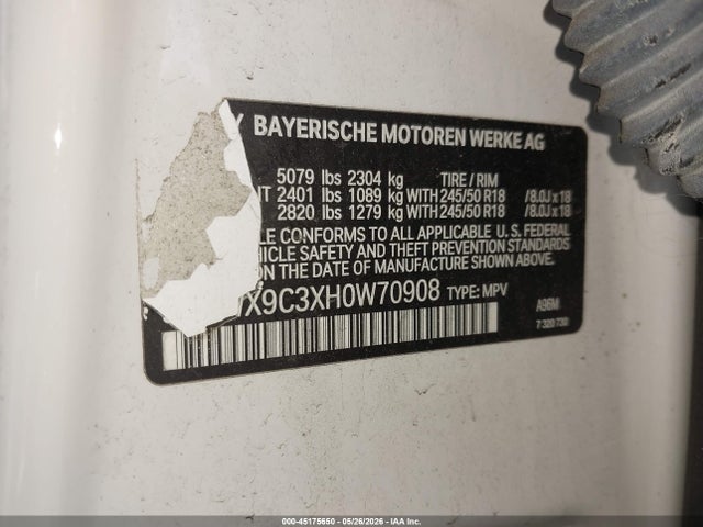 Продаж на аукціоні авто 2017 Bmw X3 Xdrive28i, vin: 5UXWX9C3XH0W70908, номер лоту: 45175650