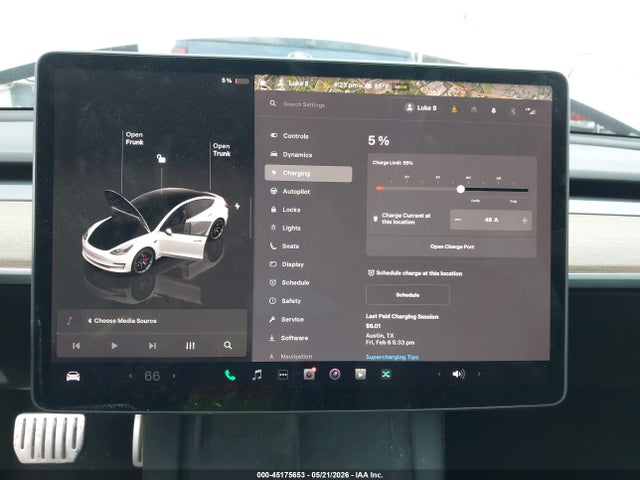 45175653 :رقم المزاد ، 5YJ3E1EC6NF259866 vin ، 2022 Tesla Model 3 Performance Dual Motor All-wheel Drive مزاد بيع