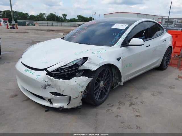 45175653 :رقم المزاد ، 5YJ3E1EC6NF259866 vin ، 2022 Tesla Model 3 Performance Dual Motor All-wheel Drive مزاد بيع