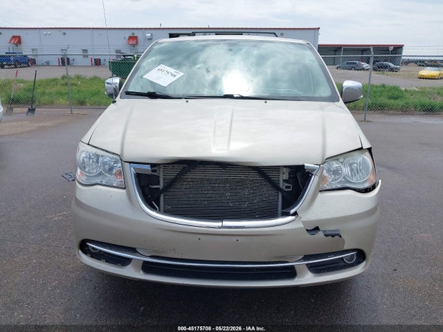 Продажа на аукционе авто 2013 Chrysler Town & Country Touring-l, vin: 2C4RC1CG6DR510524, номер лота: 45175708