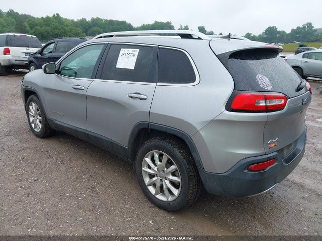 45175770 :رقم المزاد ، 1C4PJMDB9GW267076 vin ، 2016 Jeep Cherokee Limited مزاد بيع