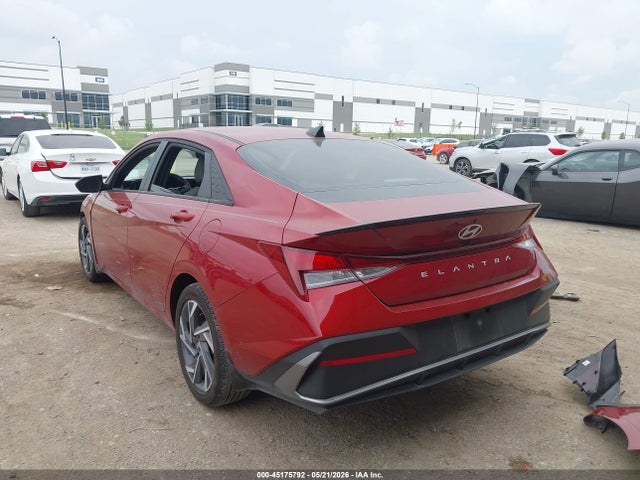 2025 Hyundai Elantra Sel Sport მანქანა იყიდება აუქციონზე, vin: KMHLM4DG7SU022617, აუქციონის ნომერი: 45175792