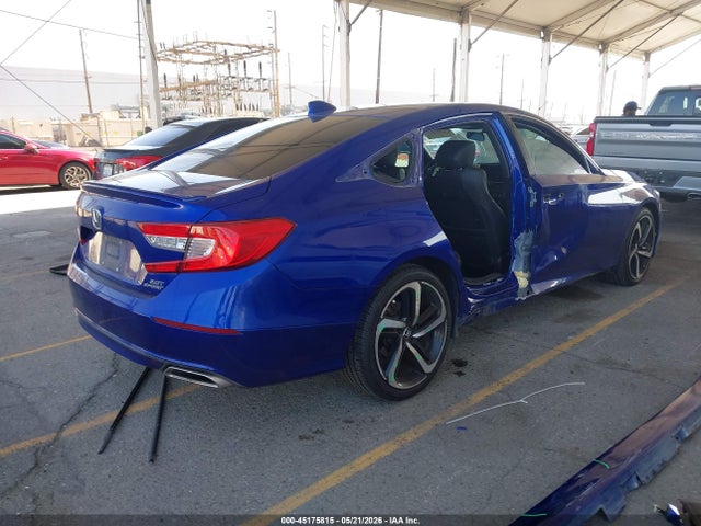 2018 Honda Accord Sport 2.0t მანქანა იყიდება აუქციონზე, vin: 1HGCV2F37JA020772, აუქციონის ნომერი: 45175815