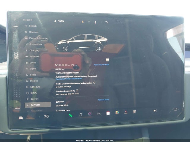 Tesla MODEL X 2022 7SAXCDE55NF362287 Image 19