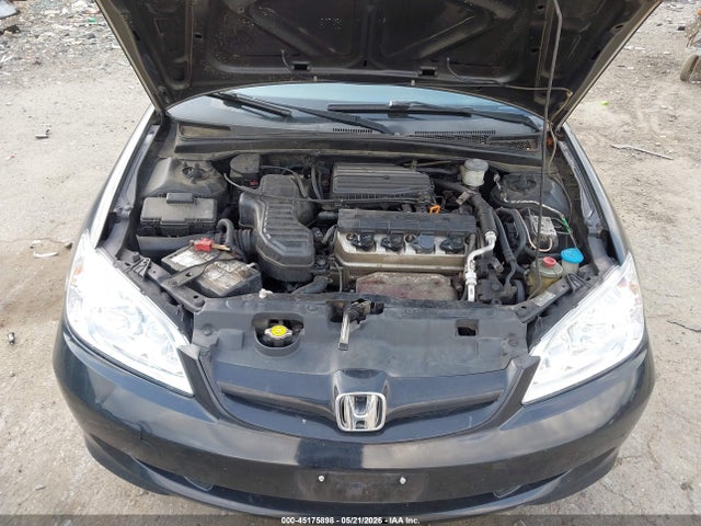 45175898 :رقم المزاد ، 2HGES26834H586009 vin ، 2004 Honda Civic Ex مزاد بيع