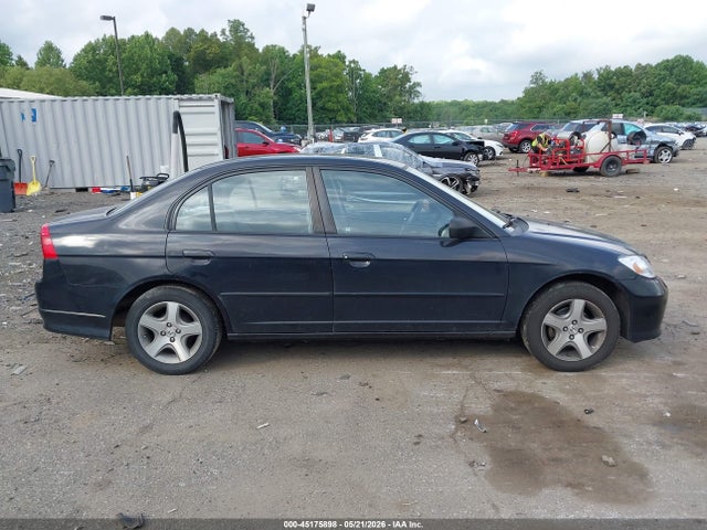45175898 :رقم المزاد ، 2HGES26834H586009 vin ، 2004 Honda Civic Ex مزاد بيع