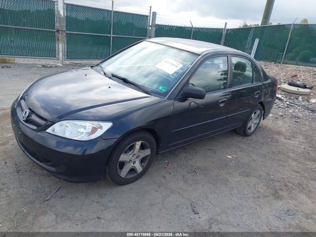 45175898 :رقم المزاد ، 2HGES26834H586009 vin ، 2004 Honda Civic Ex مزاد بيع