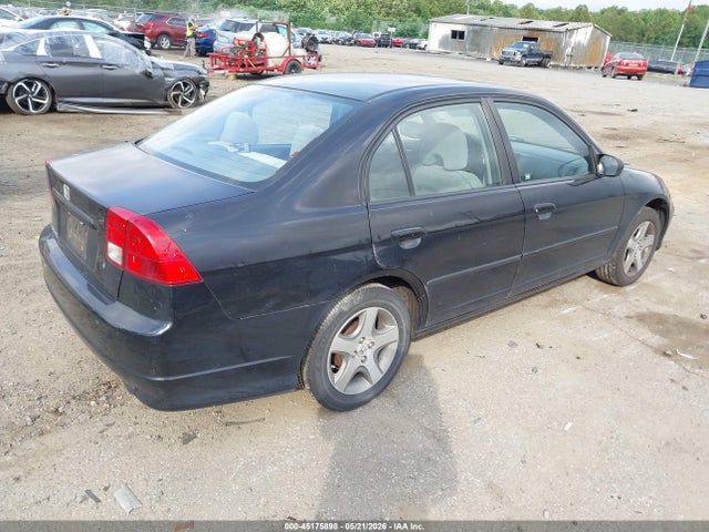 45175898 :رقم المزاد ، 2HGES26834H586009 vin ، 2004 Honda Civic Ex مزاد بيع