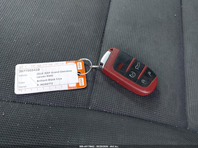 Продажа на аукционе авто 2016 Jeep Grand Cherokee Laredo, vin: 1C4RJEAG2GC314156, номер лота: 45175942