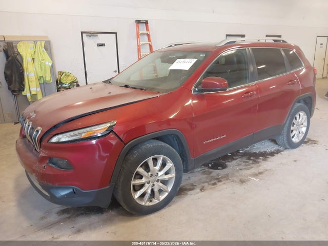 45176114 :رقم المزاد ، 1C4PJMDS0FW726686 vin ، 2015 Jeep Cherokee Limited مزاد بيع