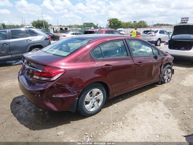 Honda Civic Lx 2015 19XFB2F55FE080088 Image 4