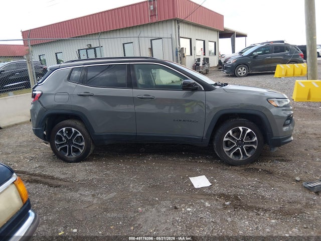 45176396 :رقم المزاد ، 3C4NJDCB0NT204637 vin ، 2022 Jeep Compass Limited 4x4 مزاد بيع