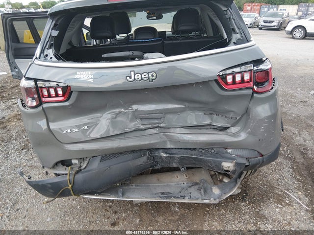 45176396 :رقم المزاد ، 3C4NJDCB0NT204637 vin ، 2022 Jeep Compass Limited 4x4 مزاد بيع