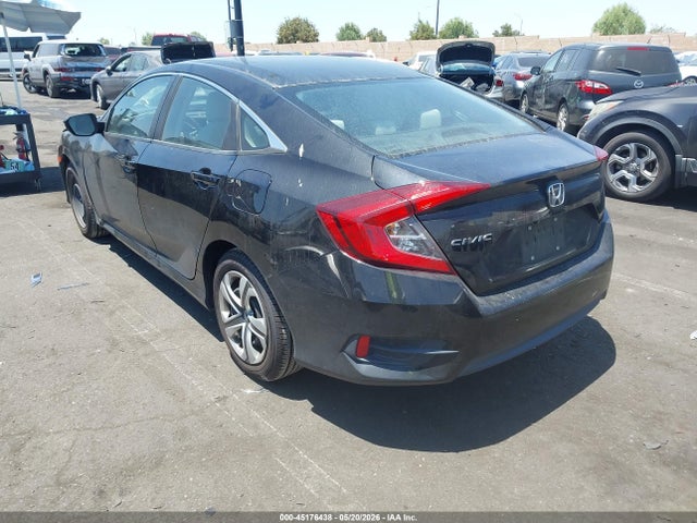 2016 Honda Civic Lx მანქანა იყიდება აუქციონზე, vin: 2HGFC2F56GH513910, აუქციონის ნომერი: 45176438