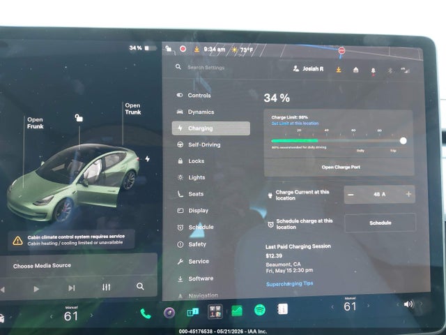 Tesla Model 3 Performance Dual Motor All-wheel Drive 2020 5YJ3E1EC7LF641725 Image 17
