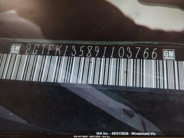 45176656 :رقم المزاد ، 2GTFK135891103766 vin ، 2009 Gmc Sierra 1500 Hybrid 3hb مزاد بيع
