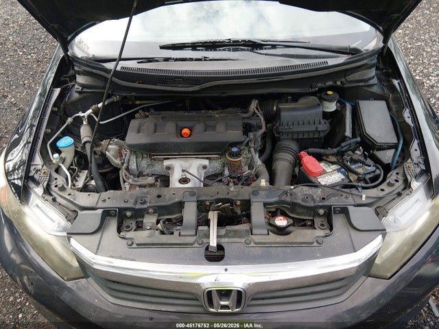 2012 Honda Civic Lx მანქანა იყიდება აუქციონზე, vin: 2HGFB2F58CH554665, აუქციონის ნომერი: 45176752