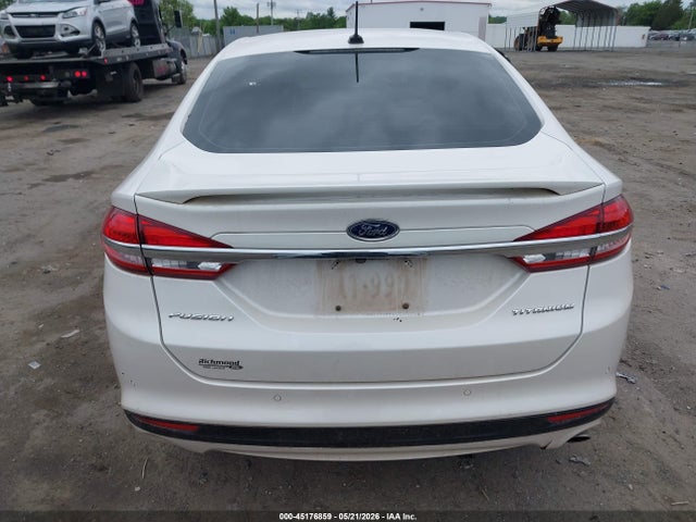 45176859 :رقم المزاد ، 3FA6P0SU7HR253968 vin ، 2017 Ford Fusion Energi Titanium مزاد بيع