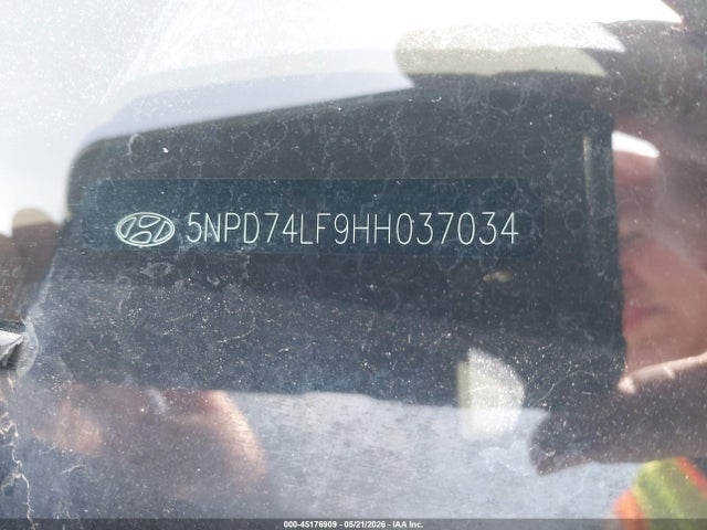 Продаж на аукціоні авто 2017 Hyundai Elantra Se, vin: 5NPD74LF9HH037034, номер лоту: 45176909
