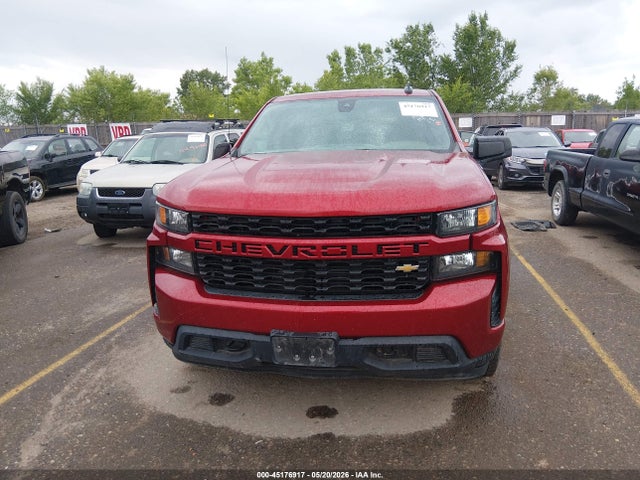 2021 Chevrolet Silverado 1500 4wd  Short Bed Custom მანქანა იყიდება აუქციონზე, vin: 3GCPYBEK1MG298220, აუქციონის ნომერი: 45176917