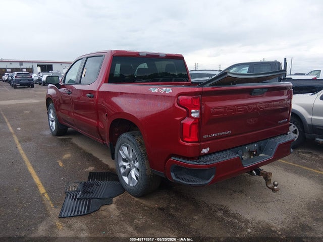 2021 Chevrolet Silverado 1500 4wd  Short Bed Custom მანქანა იყიდება აუქციონზე, vin: 3GCPYBEK1MG298220, აუქციონის ნომერი: 45176917