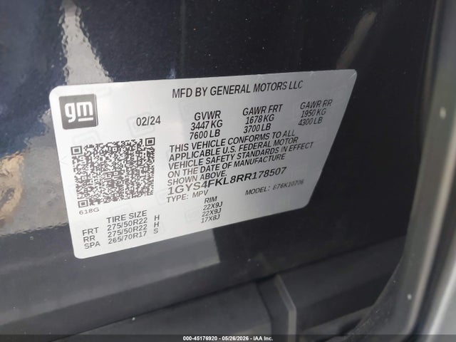 Cadillac Escalade 4wd Sport 2024 1GYS4FKL8RR178507 Image 26