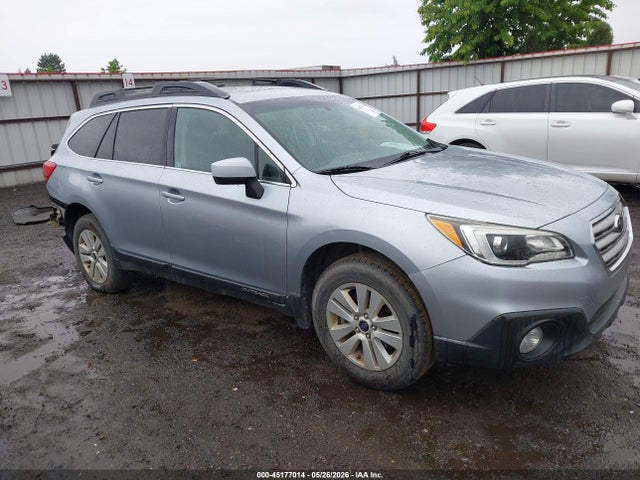 2015 Subaru Outback 2.5i Premium მანქანა იყიდება აუქციონზე, vin: 4S4BSADC8F3203444, აუქციონის ნომერი: 45177014