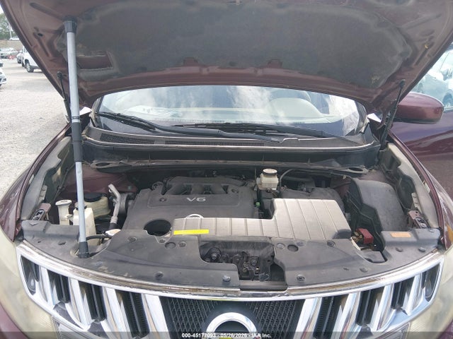 2009 Nissan Murano Le მანქანა იყიდება აუქციონზე, vin: JN8AZ18W59W119296, აუქციონის ნომერი: 45177093