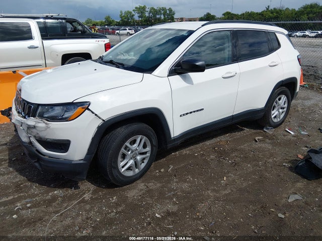 45177116 :رقم المزاد ، 3C4NJCAB3KT677330 vin ، 2019 Jeep Compass Sport Fwd مزاد بيع