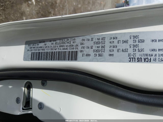 45177116 :رقم المزاد ، 3C4NJCAB3KT677330 vin ، 2019 Jeep Compass Sport Fwd مزاد بيع