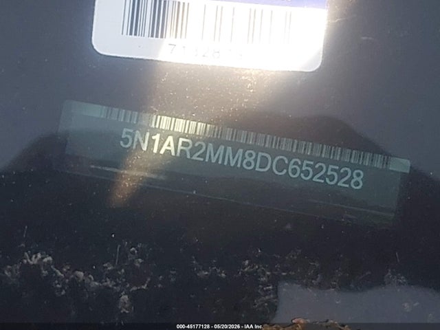 Продаж на аукціоні авто 2013 Nissan Pathfinder Platinum, vin: 5N1AR2MM8DC652528, номер лоту: 45177128