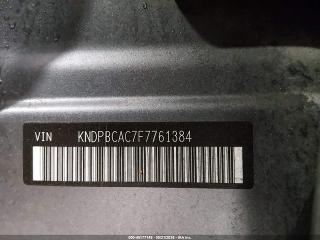KNDPBCAC7F7761384 KIA Sportage Lx