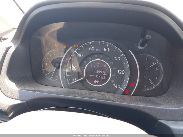 2013 Honda Cr-v Lx მანქანა იყიდება აუქციონზე, vin: 2HKRM3H3XDH523496, აუქციონის ნომერი: 45177231