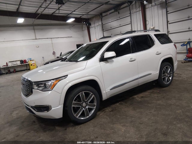 45177258 :رقم المزاد ، 1GKKNXLS1HZ188197 vin ، 2017 Gmc Acadia Denali مزاد بيع