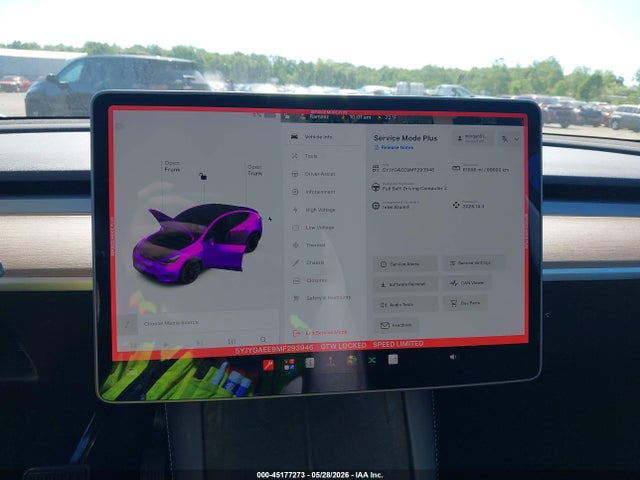 Aukcja sprzedaży 2021 Tesla Model Y Long Range Dual Motor All-wheel Drive, vin: 5YJYGAEE9MF293946, numer aukcji: 45177273