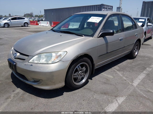 Aukcja sprzedaży 2005 Honda Civic Lx, vin: 2HGES16535H515930, numer aukcji: 45177304