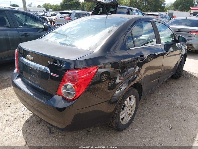 2013 Chevrolet Sonic Lt Auto მანქანა იყიდება აუქციონზე, vin: 1G1JC5SB7D4134910, აუქციონის ნომერი: 45177321