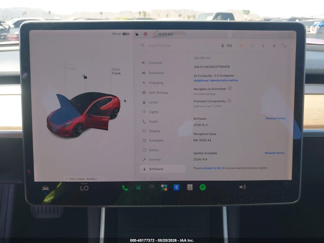 Продажа на аукционе авто 2018 Tesla Model 3 Long Range/mid Range, vin: 5YJ3E1EA1JF159456, номер лота: 45177372