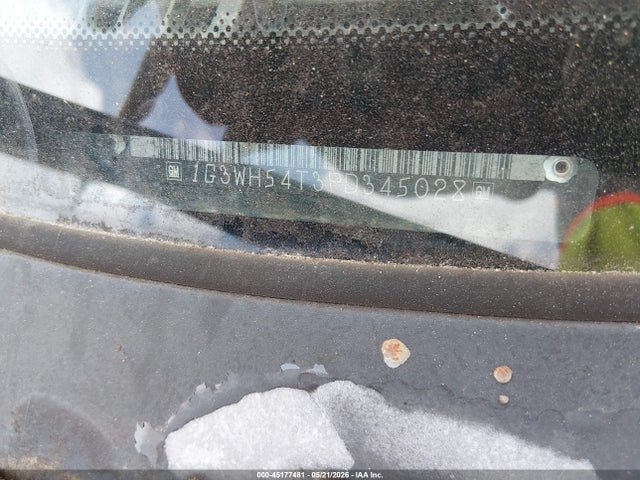 1993 Oldsmobile Cutlass Supreme S მანქანა იყიდება აუქციონზე, vin: 1G3WH54T3PD345028, აუქციონის ნომერი: 45177481
